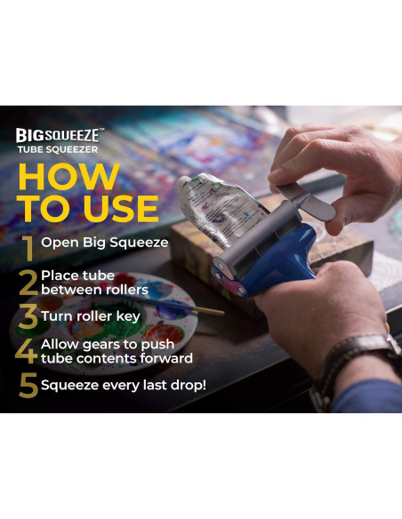 Compresor de Tubos Big Squeeze - Prensa Ergonómica Negra Compresor de Tubos Big Squeeze - Prensa Ergonómica Negra