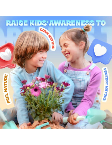 Conjunto de Jardinería para Niños SMILESSKIDDO Azul - 8 Piezas Conjunto de Jardinería para Niños SMILESSKIDDO Azul - 8 Piezas