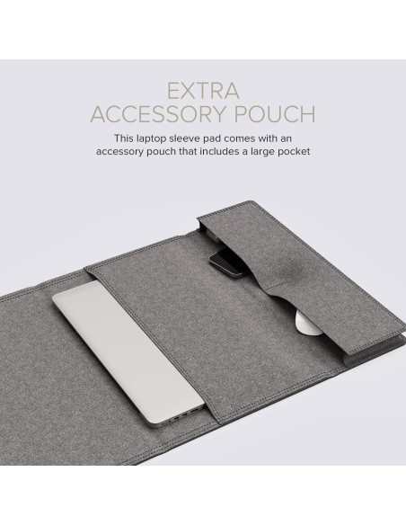 Funda Protectora Magnética POUT 4-en-1 para Laptop 38-40 cm Funda Protectora Magnética POUT 4-en-1 para Laptop 38-40 cm