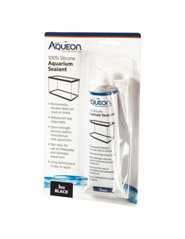 Sellador de Silicona Aqueon Negro 85 g para Acuarios