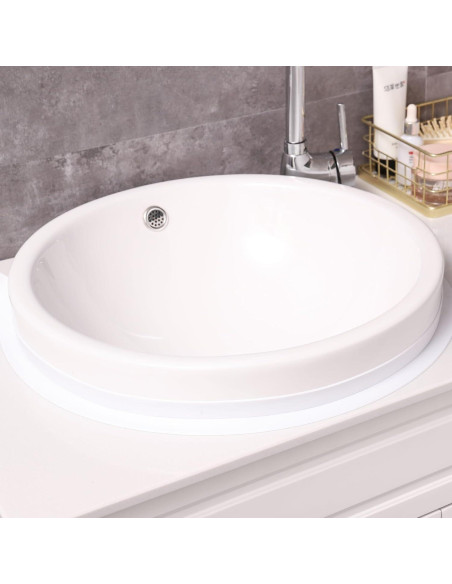 Cinta de Calafateo Impermeable PVC Homipooty 5x260cm Blanca Cinta de Calafateo Impermeable PVC Homipooty 5x260cm Blanca