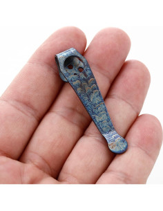 Clip de bolsillo A.I.FORCE C81 de titanio craquelado 53 mm 2