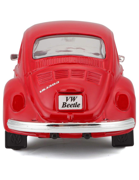 Maisto 1:24 Volkswagen Beetle Rojo Diecast Detallado Maisto 1:24 Volkswagen Beetle Rojo Diecast Detallado