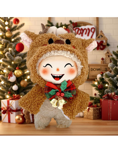Conjunto de Ropa Navideña para Muñecas 17cm Labubu