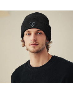Gorro Bordado de Caballo Negro Unisex - Regalo Ideal 2