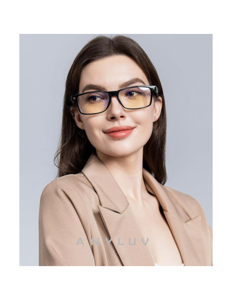 Gafas de Bloqueo de Luz Azul ANYLUV AN217-EP Negro Gafas de Bloqueo de Luz Azul ANYLUV AN217-EP Negro