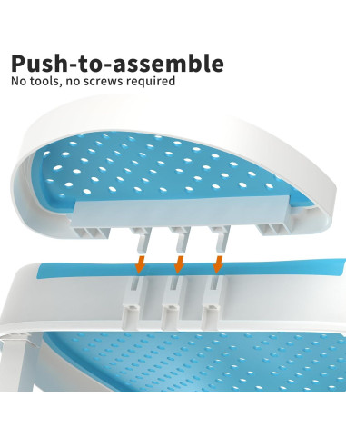 Soporte para bañera de bebé GloTika plegable azul 0-6 meses