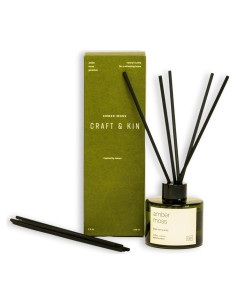 Difusor de cañas Craft & Kin 100ml Musgo Ámbar para hogar