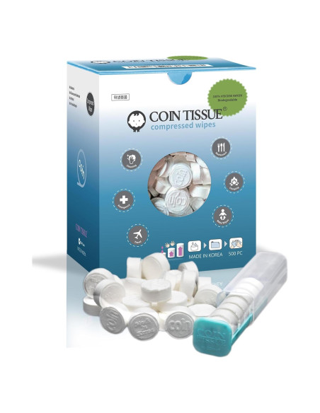 Toallitas Comprimidas Biodegradables DUXEC 500 Unidades Toallitas Comprimidas Biodegradables DUXEC 500 Unidades