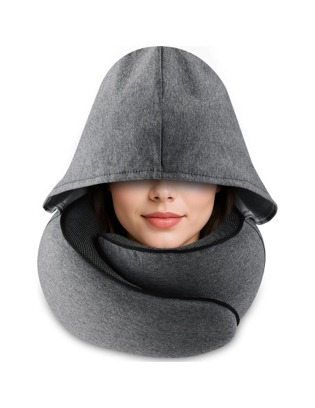 Almohada de Viaje MIAGLACE AirTraveler Hood - Espuma de Memoria Almohada de Viaje MIAGLACE AirTraveler Hood - Espuma de Memoria