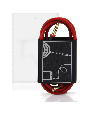 Cable de audio 1.2m con micrófono para auriculares Beats