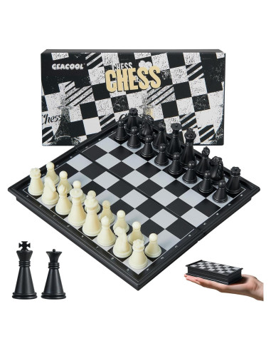 Mini Juego de Ajedrez Magnético Plegable GE001 13 cm Portátil