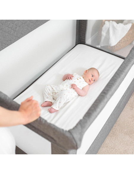 Cuna completa Baby Delight Lunaire malla transpirable Tweed Cuna completa Baby Delight Lunaire malla transpirable Tweed
