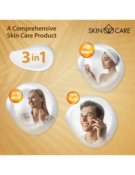 Crema Hidratante 3-en-1 Oro 24K y Colágeno 500ml - Salud y Belleza Crema Hidratante 3-en-1 Oro 24K y Colágeno 500ml - Salud y Belleza