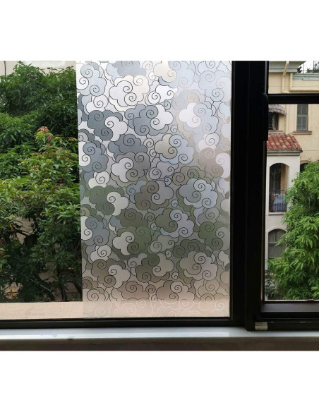 Película para Ventanas Esmeriladas VSUDO 30x200 cm Nubes Película para Ventanas Esmeriladas VSUDO 30x200 cm Nubes