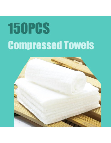 Toallas Comprimidas Desechables Coldpa 150PCS 20x20cm