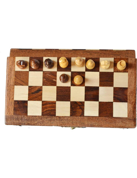 Juego de Ajedrez de Viaje Magnético ChessBazar 18x18 cm Juego de Ajedrez de Viaje Magnético ChessBazar 18x18 cm