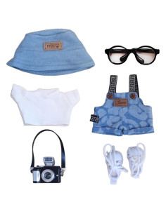 Conjunto de Ropa para Muñecas 17cm PreppyLuxe Denim 6 Piezas