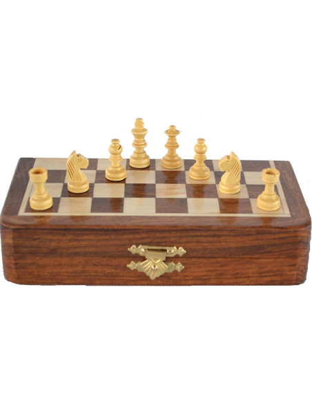 Juego de Ajedrez de Viaje Magnético ChessBazar 18x18 cm Juego de Ajedrez de Viaje Magnético ChessBazar 18x18 cm