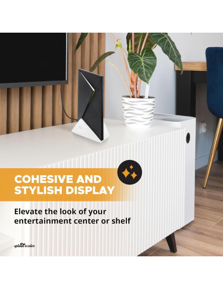 Soporte Vertical Organizador SplashNColor para Nvidia Shield TV - Blanco Ártico Soporte Vertical Organizador SplashNColor para Nvidia Shield TV - Blanco Ártico