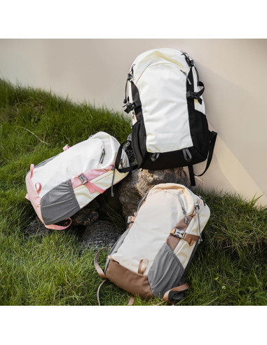 Mochila de senderismo impermeable Outplea 20L unisex caqui
