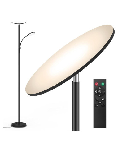 Lámpara de Pie LED Marctronic 44W Regulable 69" con Control Remoto