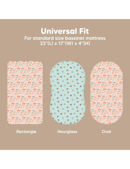 Juego de 2 Sábanas Ajustadas KeaBabies para Cuna 83.82x43.18cm Juego de 2 Sábanas Ajustadas KeaBabies para Cuna 83.82x43.18cm