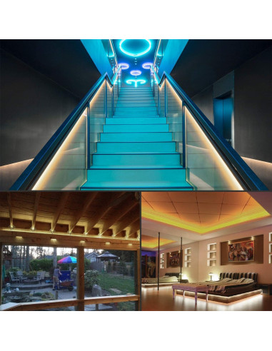 Luces de Cuerda LED 5m Areful 3000K Blanco Suave Impermeables