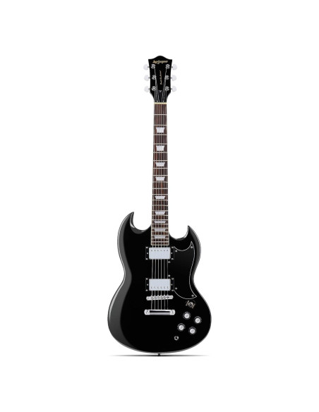 Guitarra Eléctrica Leo Jaymz 39" Cuerpo Sólido Álamo Negro Guitarra Eléctrica Leo Jaymz 39" Cuerpo Sólido Álamo Negro