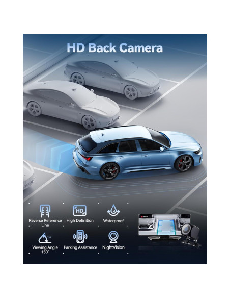 Pantalla Carplay 8.1" HD TERUNSOUl con Cámara 4K y GPS Pantalla Carplay 8.1" HD TERUNSOUl con Cámara 4K y GPS