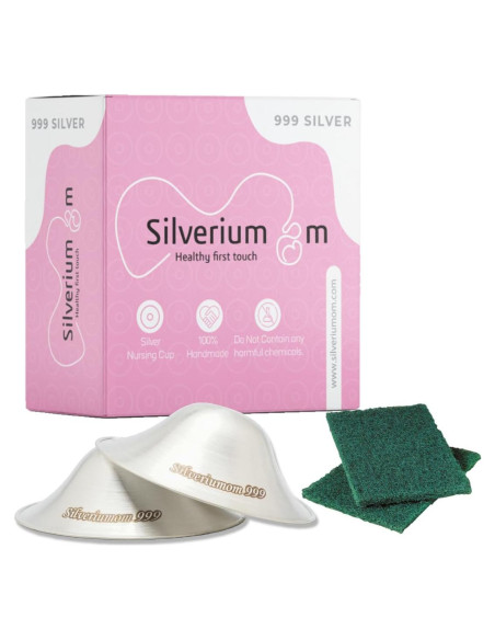 Copas de Lactancia de Plata Silveriumom - 100% Plata Pura Copas de Lactancia de Plata Silveriumom - 100% Plata Pura
