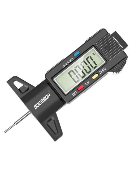 Medidor Digital de Profundidad de Neumáticos Godeson DTG02GD-DE Medidor Digital de Profundidad de Neumáticos Godeson DTG02GD-DE
