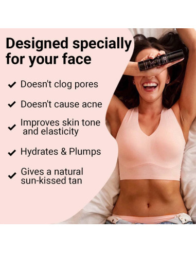 Suero Autobronceador Facial GOLDEN STAR BEAUTY 113g Hidratante