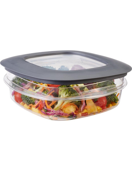 Set de 6 Contenedores de Almacenamiento Rubbermaid Premier Set de 6 Contenedores de Almacenamiento Rubbermaid Premier