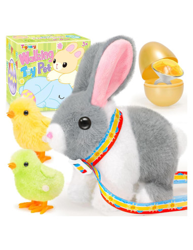 Conejo de Peluche Interactivo Tagitary con Accesorios de Pascua