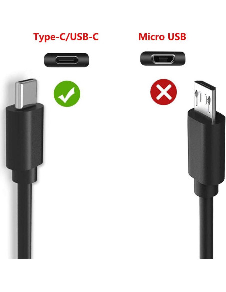 Cable de Carga USB C Adhiper 50cm para Auriculares Sony Cable de Carga USB C Adhiper 50cm para Auriculares Sony