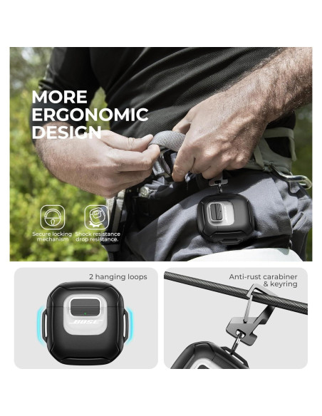 Funda Protectora Dexnor para Bose QuietComfort II y Ultra - Negro Funda Protectora Dexnor para Bose QuietComfort II y Ultra - Negro