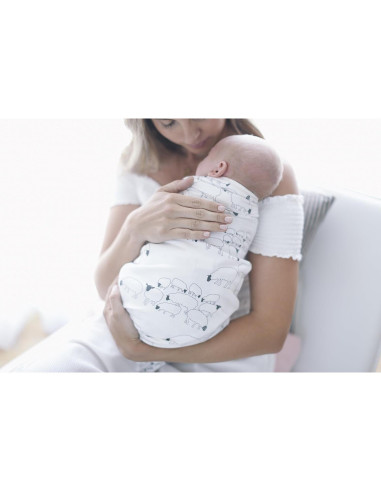 Envoltura Ergonómica para Bebés Ergobaby Oveja 100% Algodón