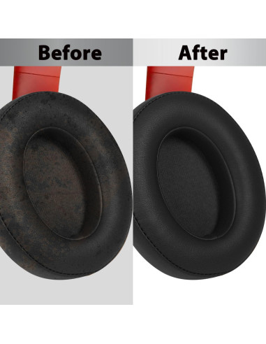 Almohadillas de Reemplazo para Auriculares Beats Studio 2/3 - Negro