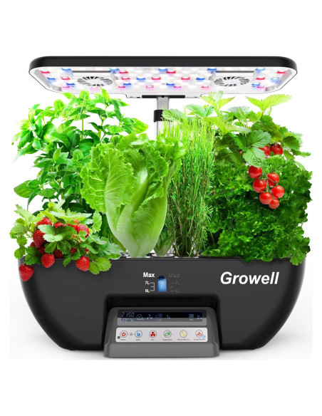 Sistema Hidropónico Growell 17 Cápsulas 10L 102 Luces LED Sistema Hidropónico Growell 17 Cápsulas 10L 102 Luces LED