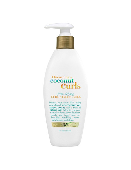 OGX Hidratante Rizos de Coco 177 ml - Tratamiento Sin Enjuague OGX Hidratante Rizos de Coco 177 ml - Tratamiento Sin Enjuague