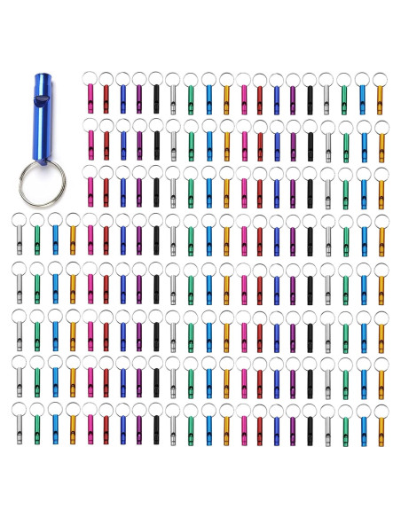 Silbato de Emergencia Tergy 100 Piezas Aluminio para Camping Silbato de Emergencia Tergy 100 Piezas Aluminio para Camping