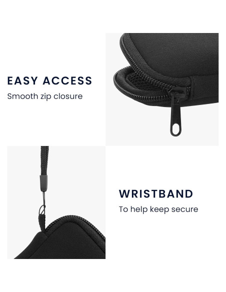 Funda de Neopreno KW-Commerce para Auriculares In-Ear - Negro Funda de Neopreno KW-Commerce para Auriculares In-Ear - Negro