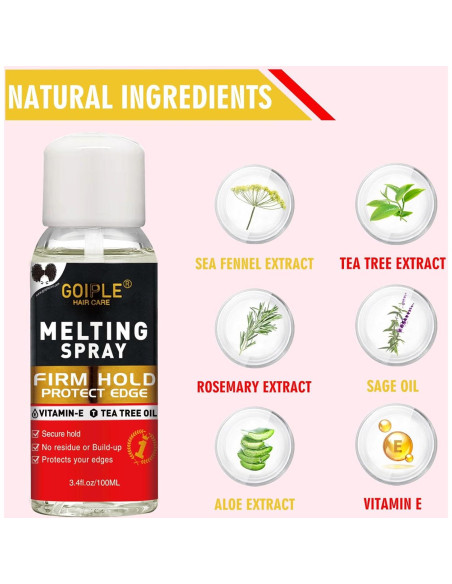 Spray Derretidor de Encaje WOZUTUNT 100ml + Kit 13 Piezas Spray Derretidor de Encaje WOZUTUNT 100ml + Kit 13 Piezas