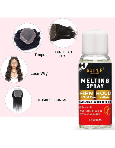 Spray Derretidor de Encaje WOZUTUNT 100ml + Kit 13 Piezas