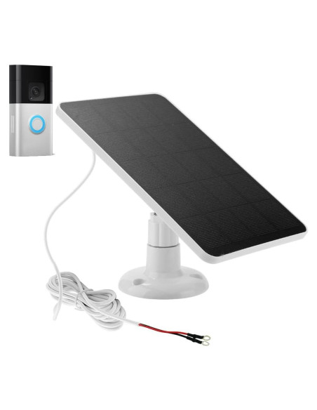 Panel Solar OUGETHER 4W para Timbre Ring - Carga Continua Panel Solar OUGETHER 4W para Timbre Ring - Carga Continua