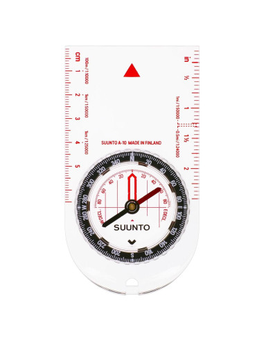 Brújula Suunto A-10 Compacta para Senderismo - Hemisferio Norte