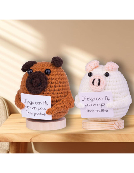 Muñeca de Apoyo Emocional Cerdo Hecho a Mano CoFuBcad Muñeca de Apoyo Emocional Cerdo Hecho a Mano CoFuBcad