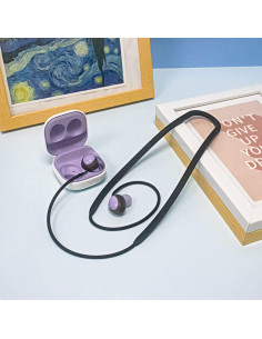 Correa Antideslizante para Galaxy Buds 2 - QYTOJQX - Negro 2