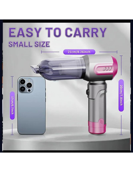 Aspiradora de Coche Portátil Genérico 4 en 1 16000Pa 100W Aspiradora de Coche Portátil Genérico 4 en 1 16000Pa 100W